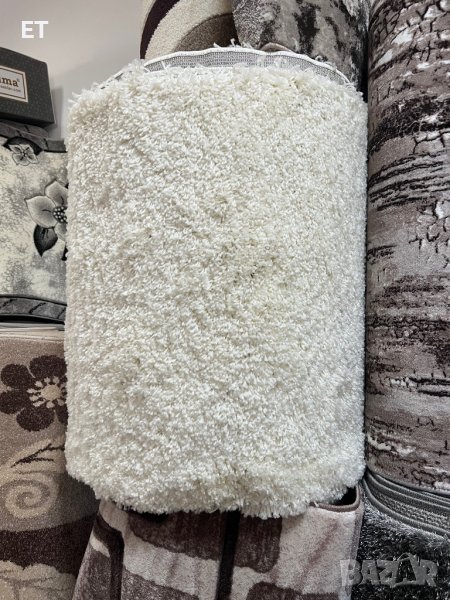 Пътека Шаги, черно-червено,едноцветна, крем, Бяла,лилава,лилаво-бяла, снимка 1