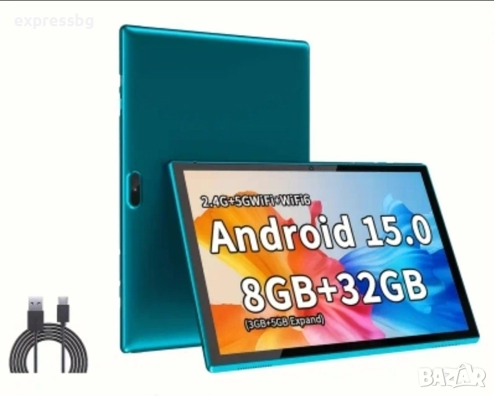 Таблет с Android 15 10 инча, снимка 1