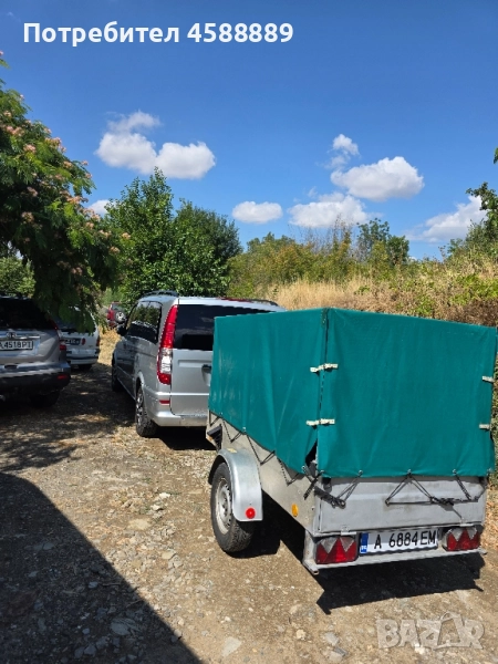Продавам ремарке 750 кг., снимка 1