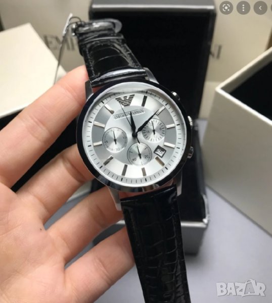 мъжки часовник Emporio Armani AR2432 Renato Classic Black -50%, снимка 1
