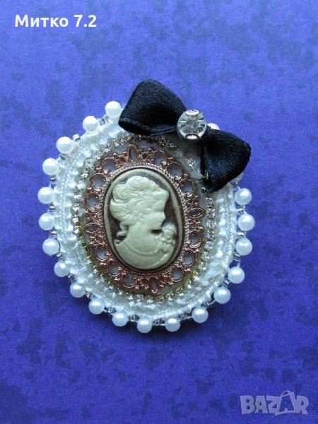 Брошка камея, снимка 1
