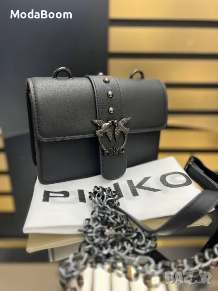 Pinko черна дамска чанта , снимка 1