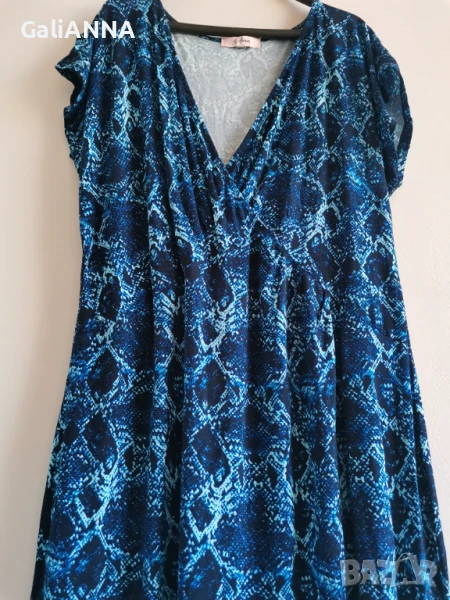 СТРАХОТНА РОКЛЯ ЕФЕКТЕН ДЕСЕН 3XL, снимка 1