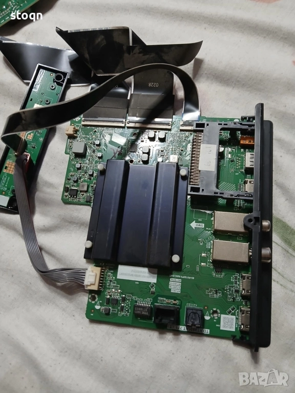 TCL. 55P655X1 Майн борд и захранване от тв.с  счупена матрица, снимка 1