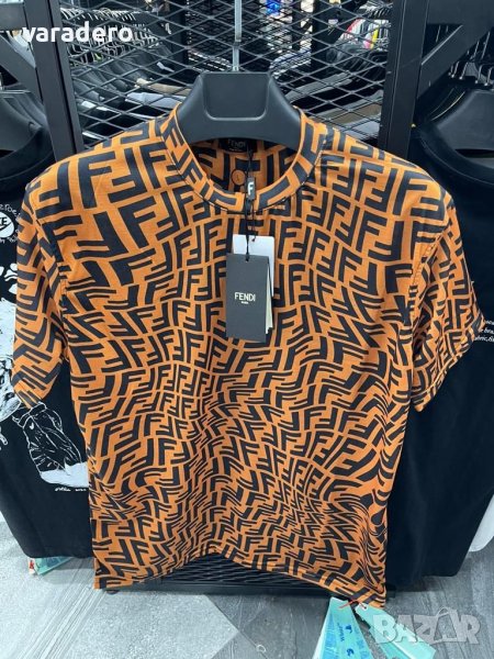 Мъжки тениски висок клас Fendi , снимка 1