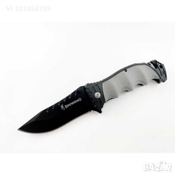 Сгъваем нож Browning Rescue 120x220 - сив полимер, снимка 1