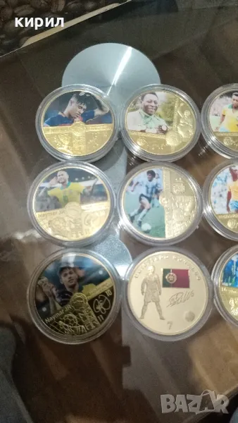 Монети с футболисти , снимка 1