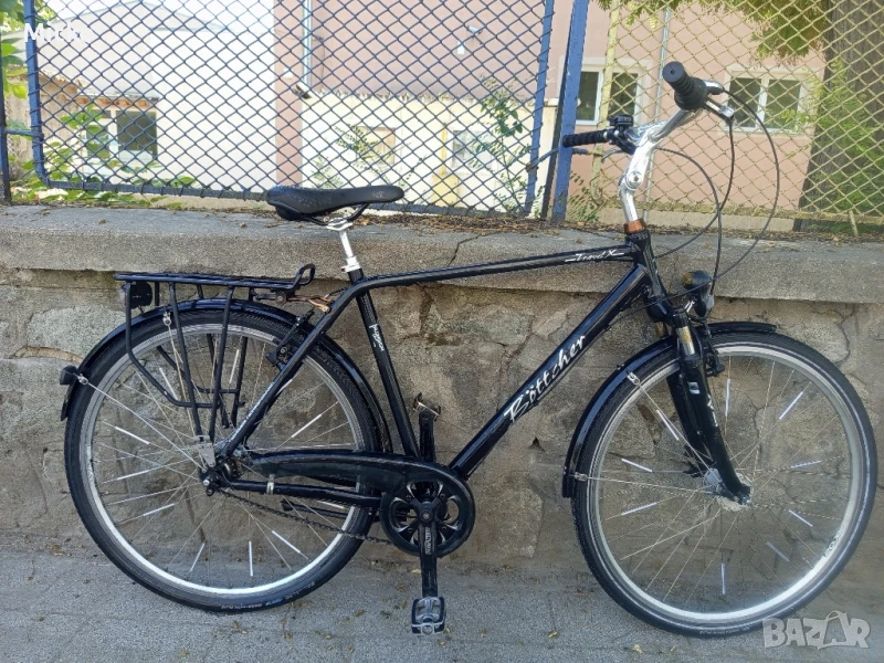 28 цола алуминиев велосипед с 7 скорости усилени капли амортисьори предни като нов , снимка 1