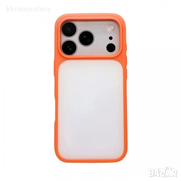 Калъф силикон X-Level Armor / Оранжева рамка / за iPhone 17 Pro 6.3 Баркод : 3133369, снимка 1