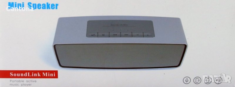 Mini bluetooth колонка FM Radio, USB,microSD, AUX - 10 W, снимка 1