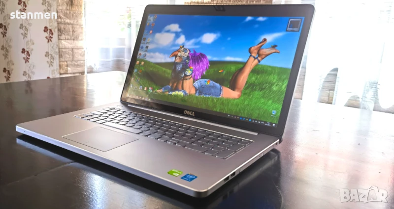 Продавам Touchscreen 17" лаптоп Dell 17 7737/i5 upx2.7ghz/8gb/1tb/nVgt750m/НоваБат/СвКлав/DVDrw , снимка 1
