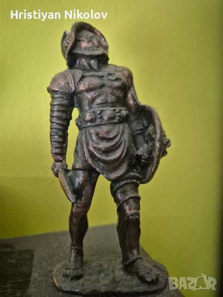 Бронзова, месингова фигура, статуетка, снимка 1