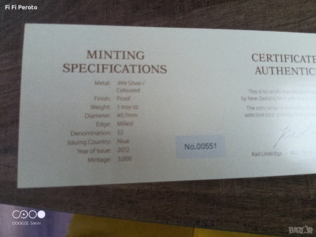 сребърна монета anne geddes, снимка 1