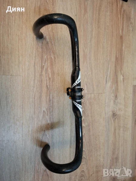 Карбоново кормило FSA K Force и алуминиева лапа UNO , снимка 1