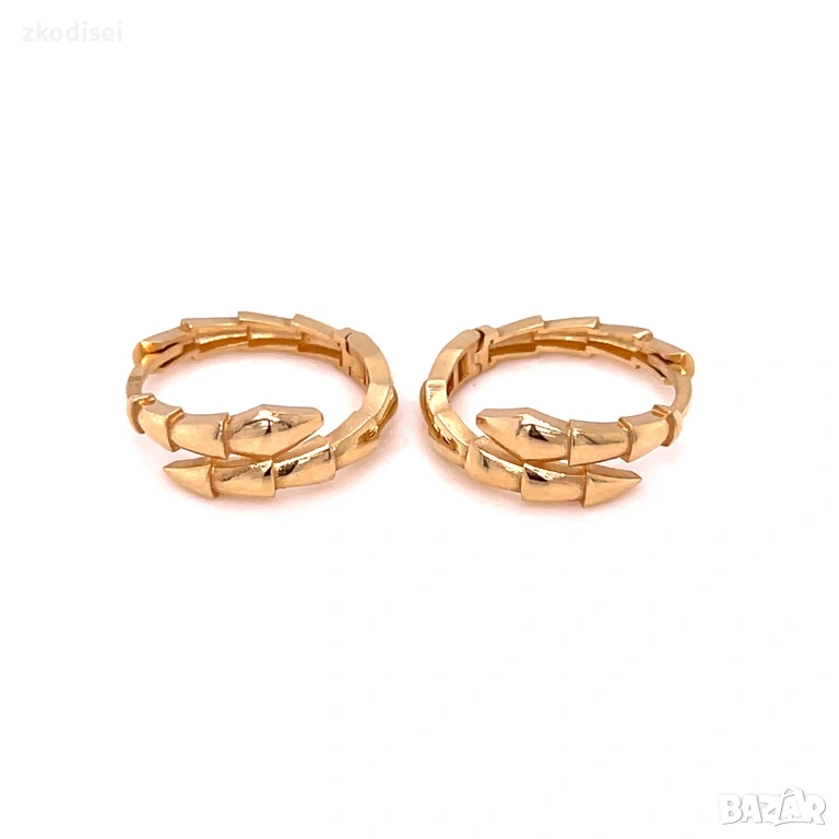 Златни обеци  BULGARI 3,16гр. 14кр. проба:585 модел:36302-6, снимка 1