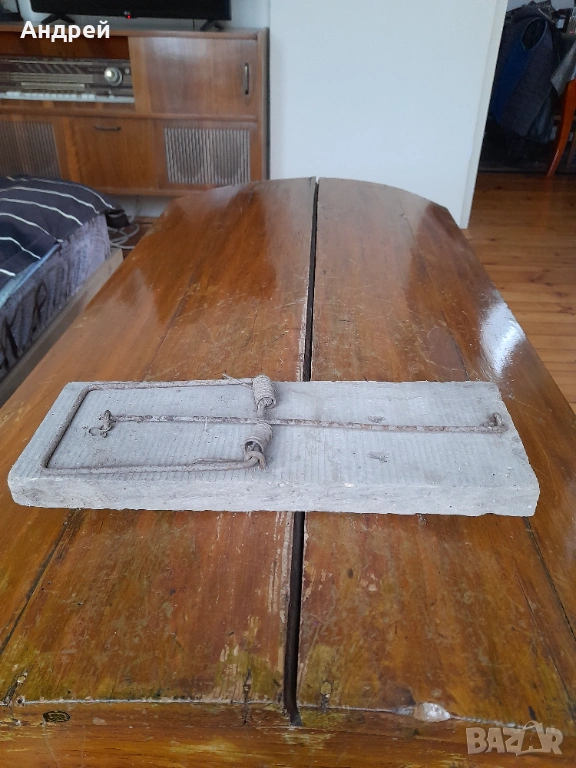 Стар капан за мишки #2, снимка 1