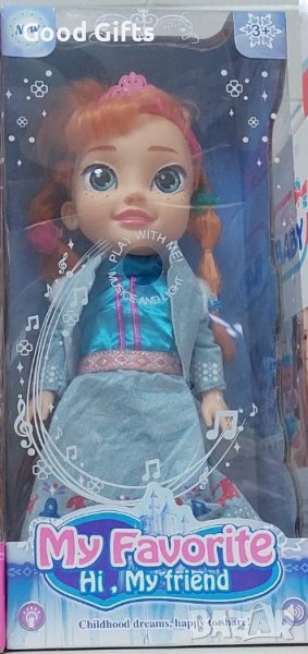 Детска кукла Принцеса Замръзналото кралство със звук и светлини, снимка 1