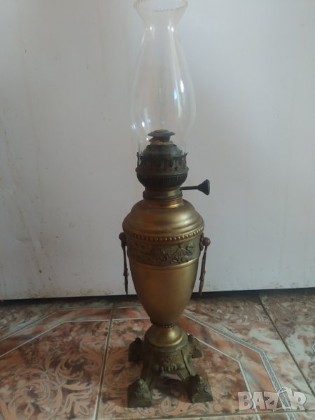 стара газова /газена/  лампа, снимка 1