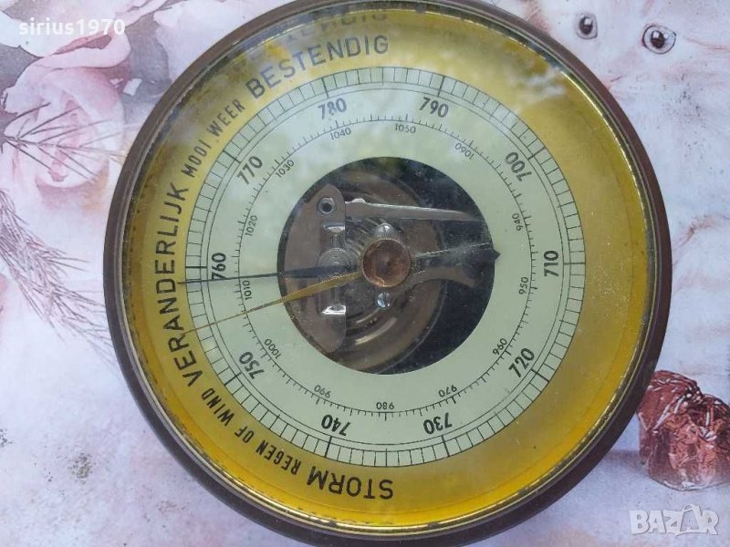 Стар немски барометър става за хурка, снимка 1