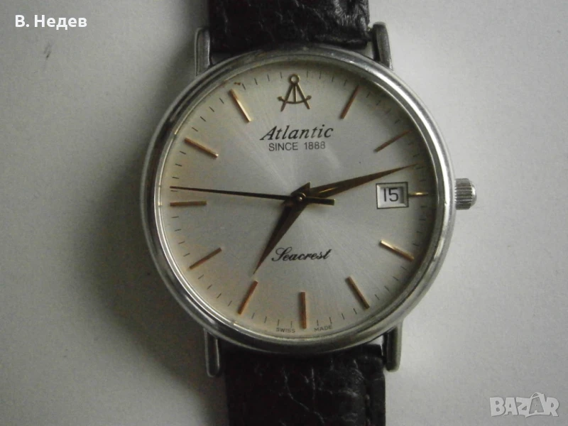 ATLANTIC Seacrest, 35 mm; Quartz, Swiss, снимка 1