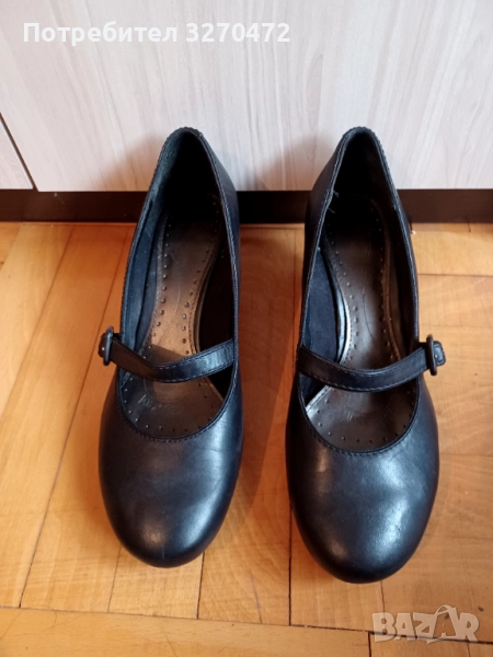 Clarks естествена кожа дамски обувки номер 40 нови, снимка 1