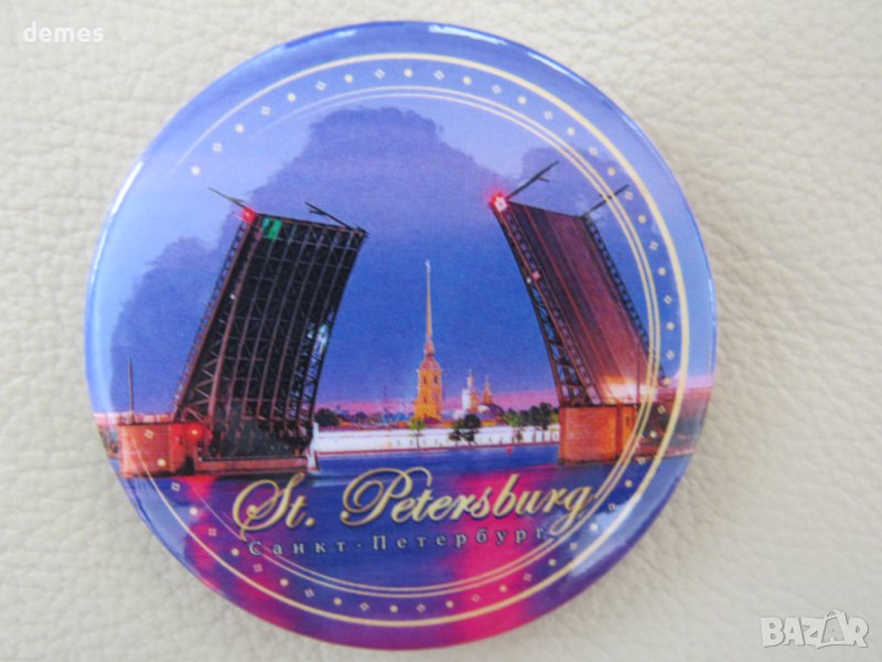 Автентичен магнит от Санкт Петербург, Русия-серия, снимка 1