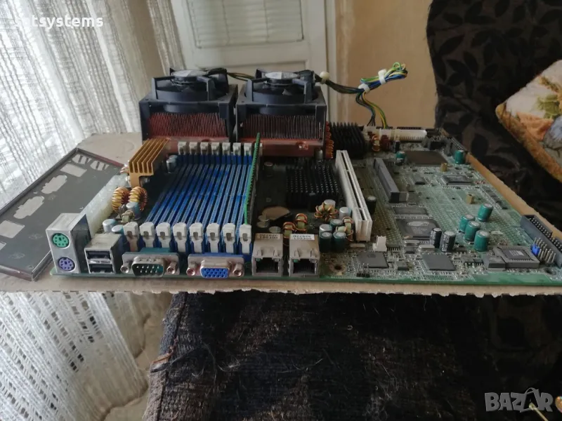 Дънна платка TYAN S5350 Dual Socket 604 CPU+FAN, снимка 1