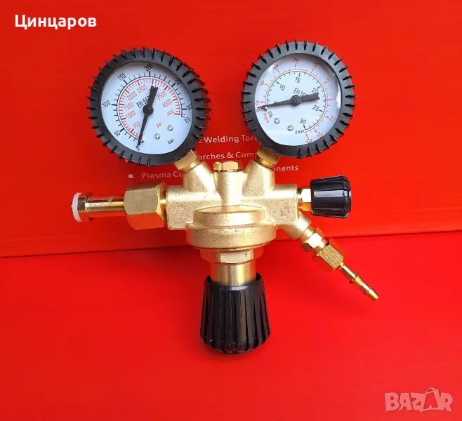 Редуцир-вентил,регулатор Co2 Въглероден двуокис,аргон коргон , снимка 1