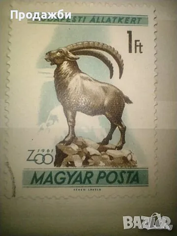 Красива колекция 4 бр. унгарски пощенски марки 1961 г., снимка 1