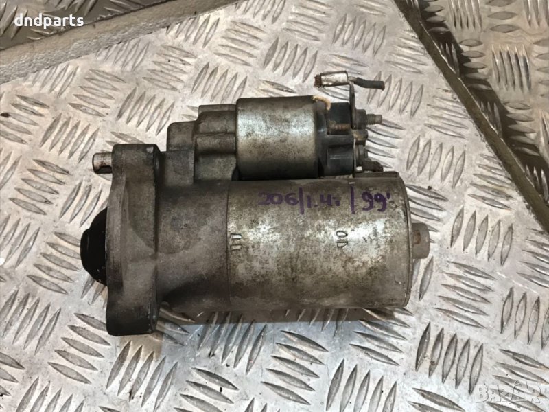 Стартер за Peugeot 206, 1.4i, 1999г., снимка 1