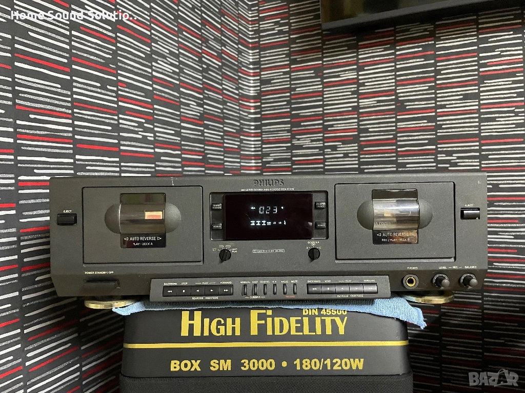 PHILIPS FC 930 - Double cassette tape deck, снимка 1