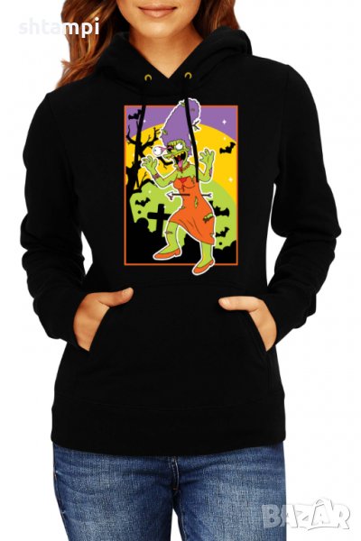 Дамски Суитчър/Суитшърт The Simpsons Marge Simpson 01,Halloween,Хелоуин,Празник,Забавление,Изненада,, снимка 1