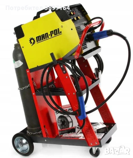 Количка за заваръчни апарати MAR-POL M6610, 60 кг, снимка 1