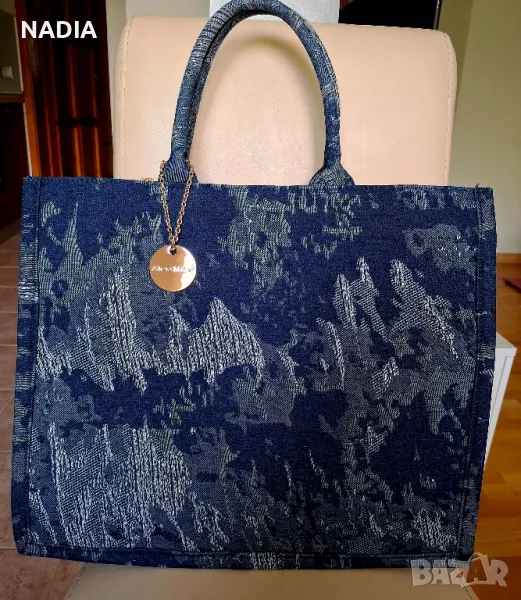 Голяма дънкова чанта, снимка 1