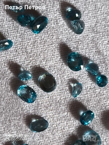 циркон- комплект- естествен- 22.25 ct, снимка 1