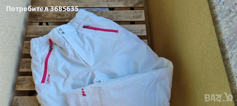 Детски ски панталон бял - за момиче, WEDZE, снимка 1