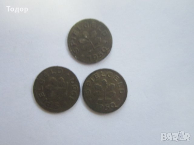 Стар немски жетон Стари Жетони 2, снимка 3 - Колекции - 35044173