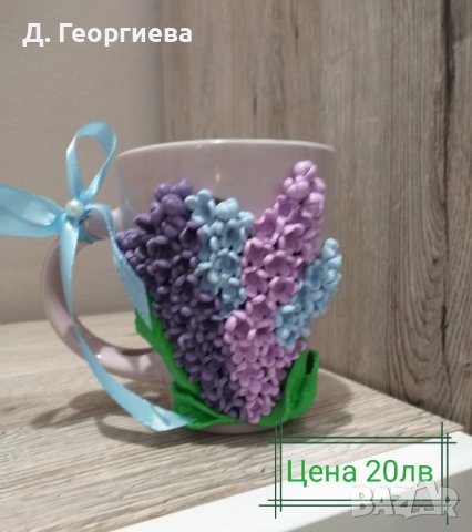 Чаши с полимерна глина, снимка 9 - Декорация за дома - 36005586
