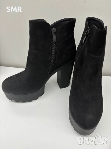 Боти на ток, снимка 3 - Дамски боти - 52724456