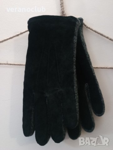 Мъжки ръкавици от естествена кожа и текстил Frumoas L, снимка 1 - Ръкавици - 43800164