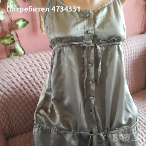 Miss Miss Рокля копринена , снимка 4 - Рокли - 53476532