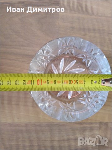 Кристална купа, пепелник/Crystal bowl, ashtray, снимка 3 - Антикварни и старинни предмети - 36726732