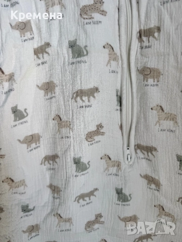 Муселиново спално чувалче, снимка 3 - Спални чували за бебета и деца - 51450752