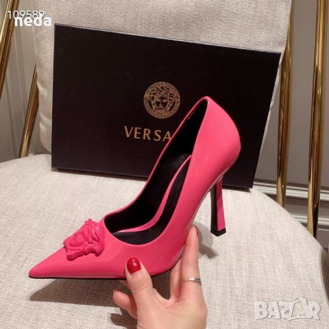 Versace 2022 (реплика) 97, снимка 7 - Дамски обувки на ток - 35305050
