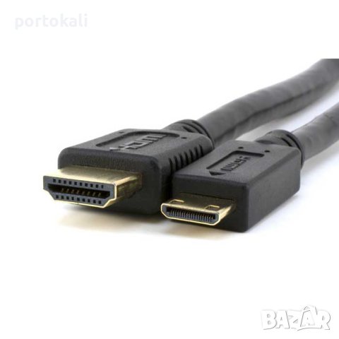 Кабел HDMI (M)- Mini HDMI (M) , 1.8m, НОВ, снимка 2 - Кабели и адаптери - 43226135