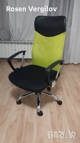 Офис стол, здрав, голям, удобен, снимка 5 - Столове - 52665957