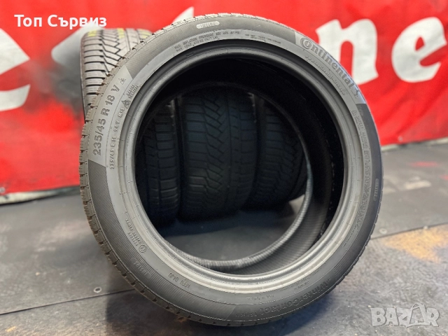 235 45 18, Зимни гуми, Continental WinterContactTS850P, 4 броя, снимка 5 - Гуми и джанти - 52792534
