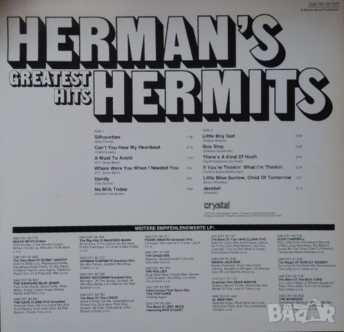 Грамофонни плочи Herman's Hermits – Greatest Hits, снимка 2 - Грамофонни плочи - 44105588
