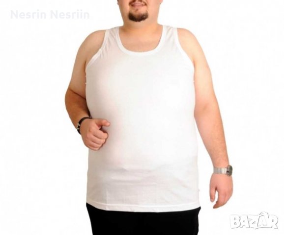 Мъжки потници 100 % памук, снимка 2 - Бельо - 28571391