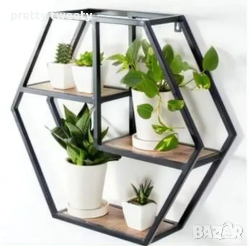 Метална етажерка за окачване на стена по поръчка , снимка 11 - Етажерки - 49322162